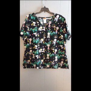 Peanuts Scrub top